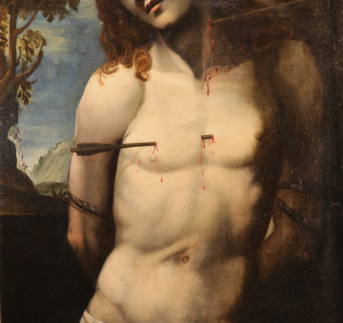 Saint Sébastien, Giovanni Antonio Bazzi, dit Sodoma (Vercelli 1477 – Sienne 1549) Suiveur de-photo-2