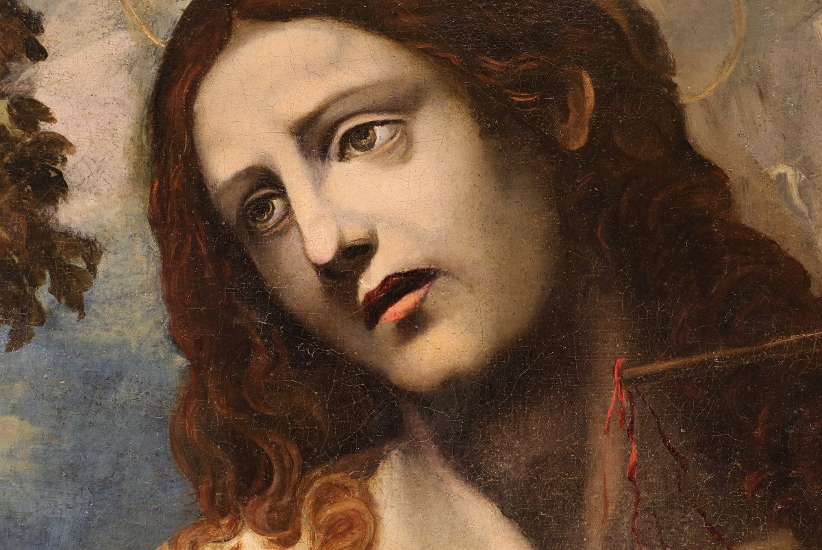 Saint Sébastien, Giovanni Antonio Bazzi, dit Sodoma (Vercelli 1477 – Sienne 1549) Suiveur de-photo-4