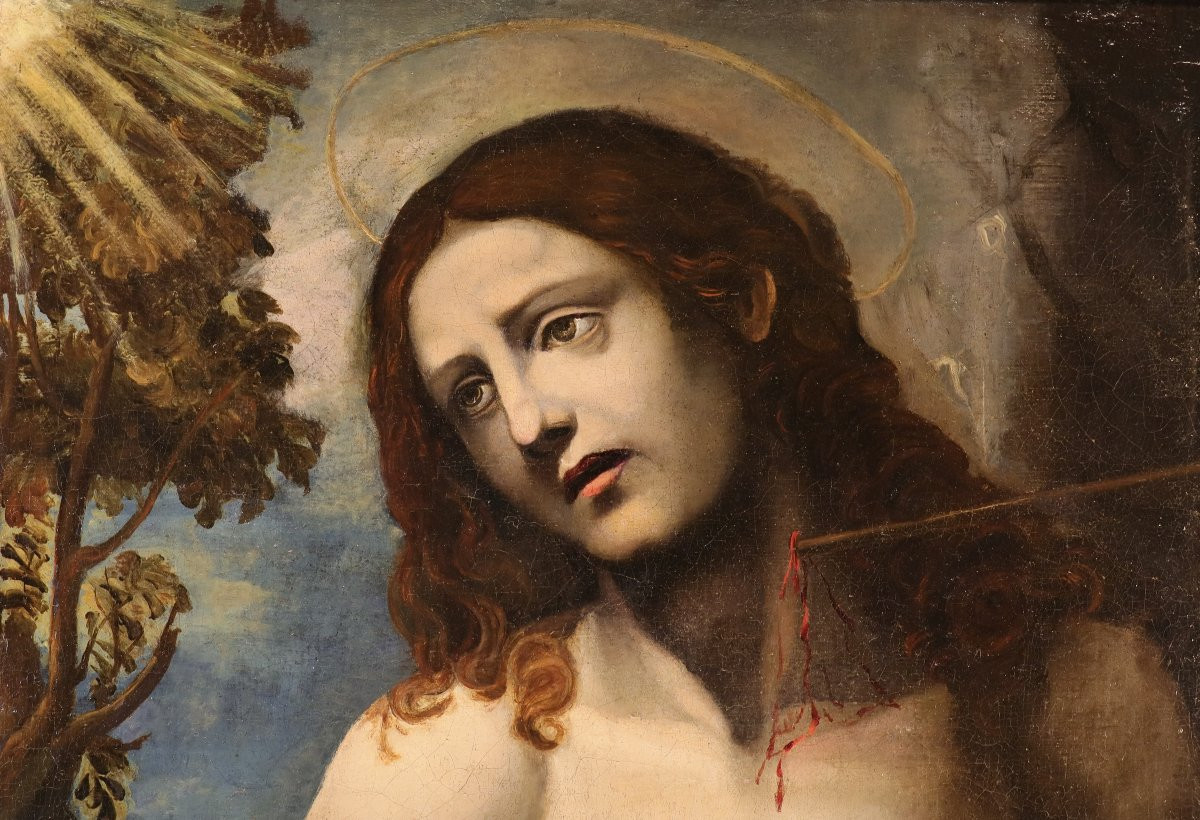 Saint Sébastien, Giovanni Antonio Bazzi, dit Sodoma (Vercelli 1477 – Sienne 1549) Suiveur de-photo-5