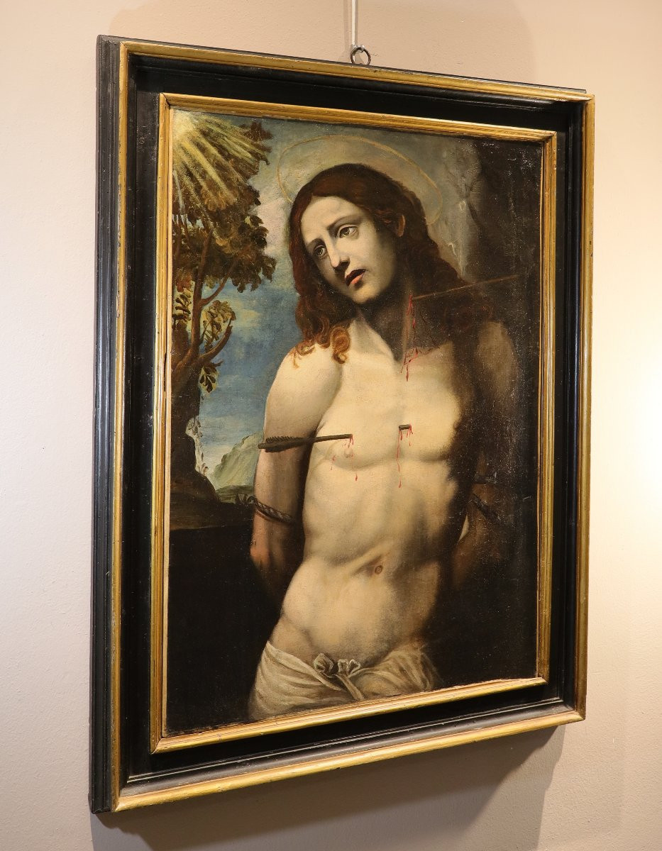 Saint Sébastien, Giovanni Antonio Bazzi, dit Sodoma (Vercelli 1477 – Sienne 1549) Suiveur de-photo-7