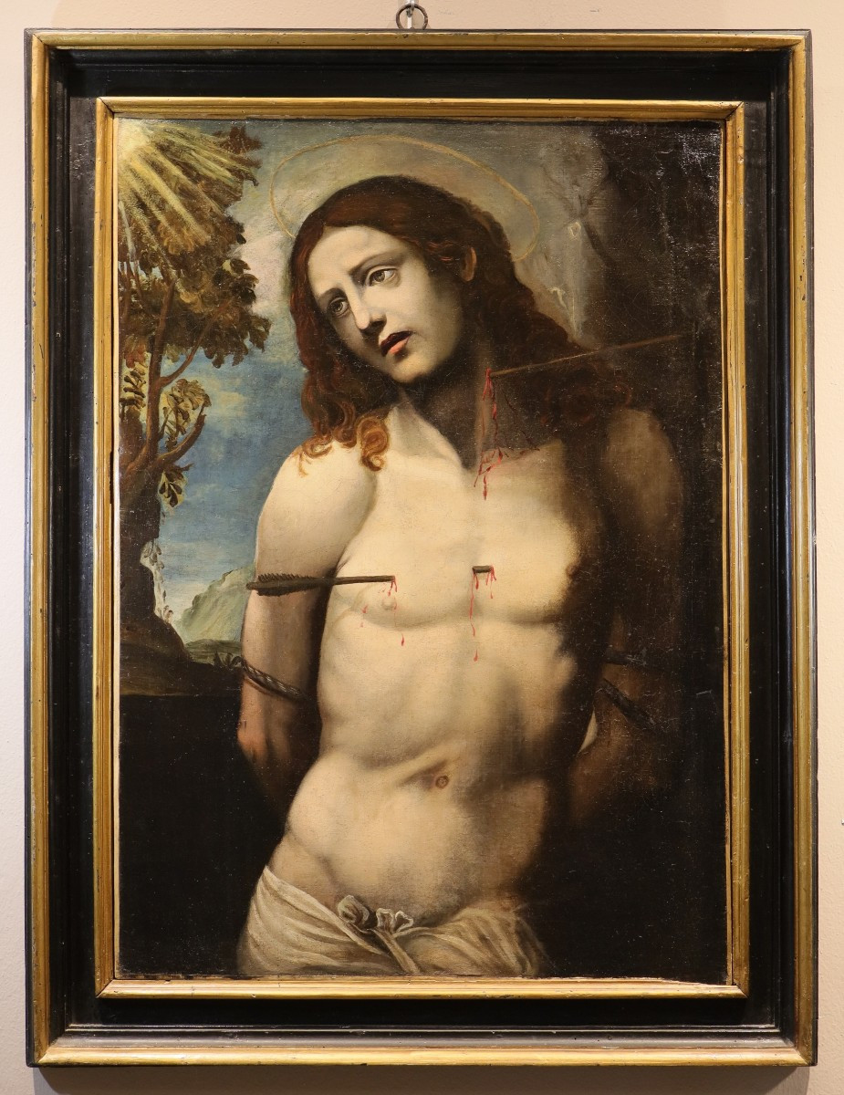 Saint Sébastien, Giovanni Antonio Bazzi, dit Sodoma (Vercelli 1477 – Sienne 1549) Suiveur de