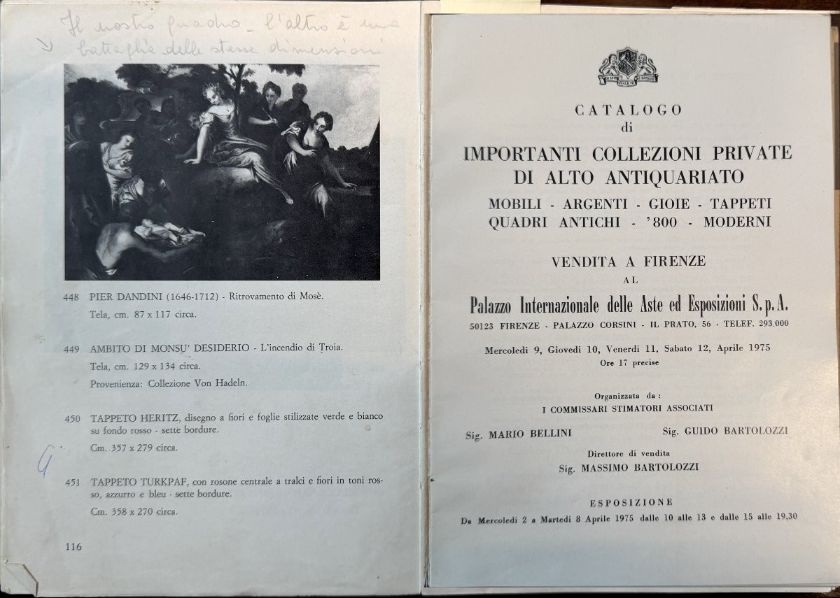 Pier Dandini (florence, 1646 – 1712), The Finding Of Moses-photo-1