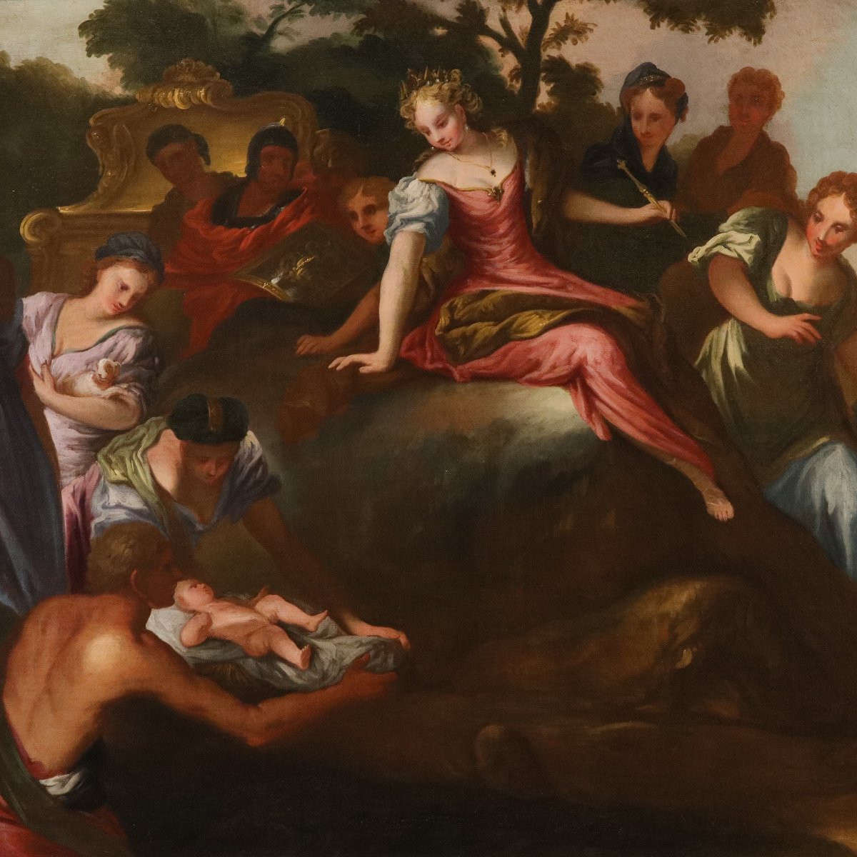 Pier Dandini (florence, 1646 – 1712), The Finding Of Moses-photo-7