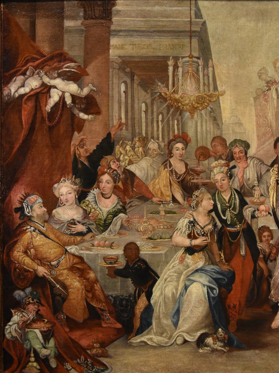 The Banquet Of Belshazzar, Frans Francken II (antwerp, 1581–1642) Workshop/circle-photo-3