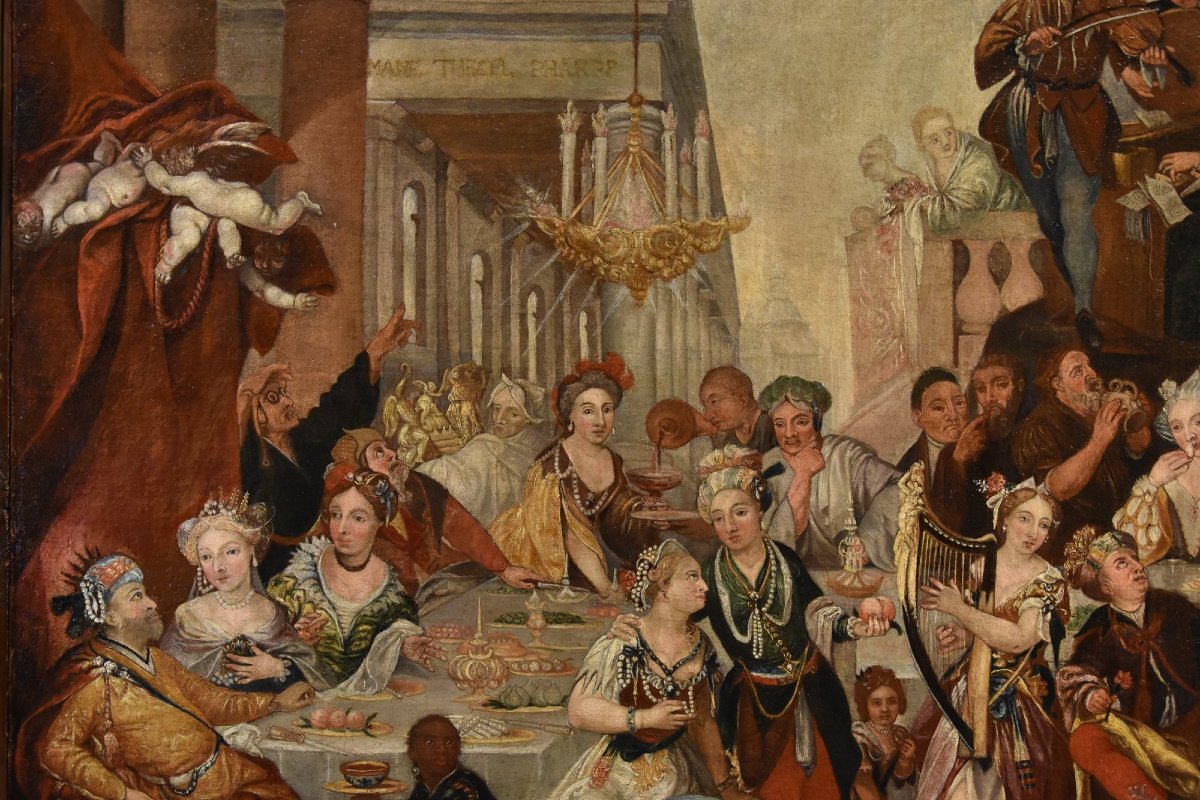 The Banquet Of Belshazzar, Frans Francken II (antwerp, 1581–1642) Workshop/circle-photo-2