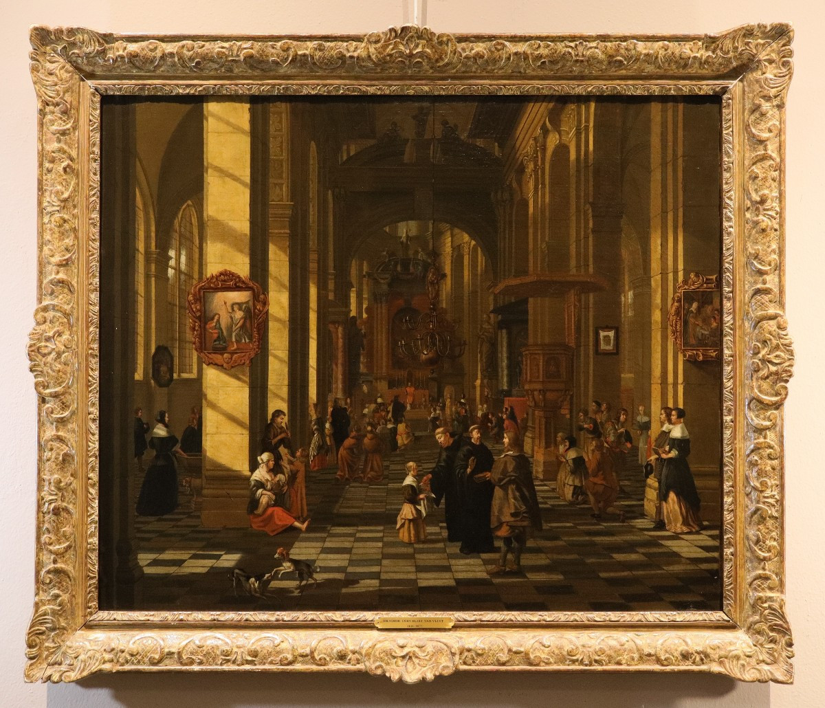 Hendrick Corneliszoon van Vliet (Delft, 1612 – Delft, 1675), Intérieur d'une église flamande