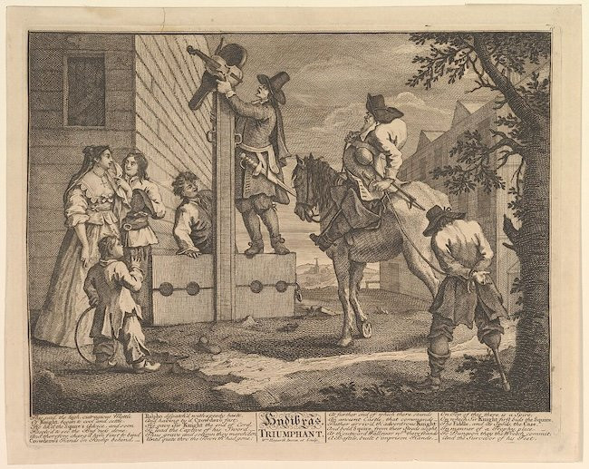 Hudibras Triomphante, William Hogarth (london 1697 - 1764) School Of-photo-8