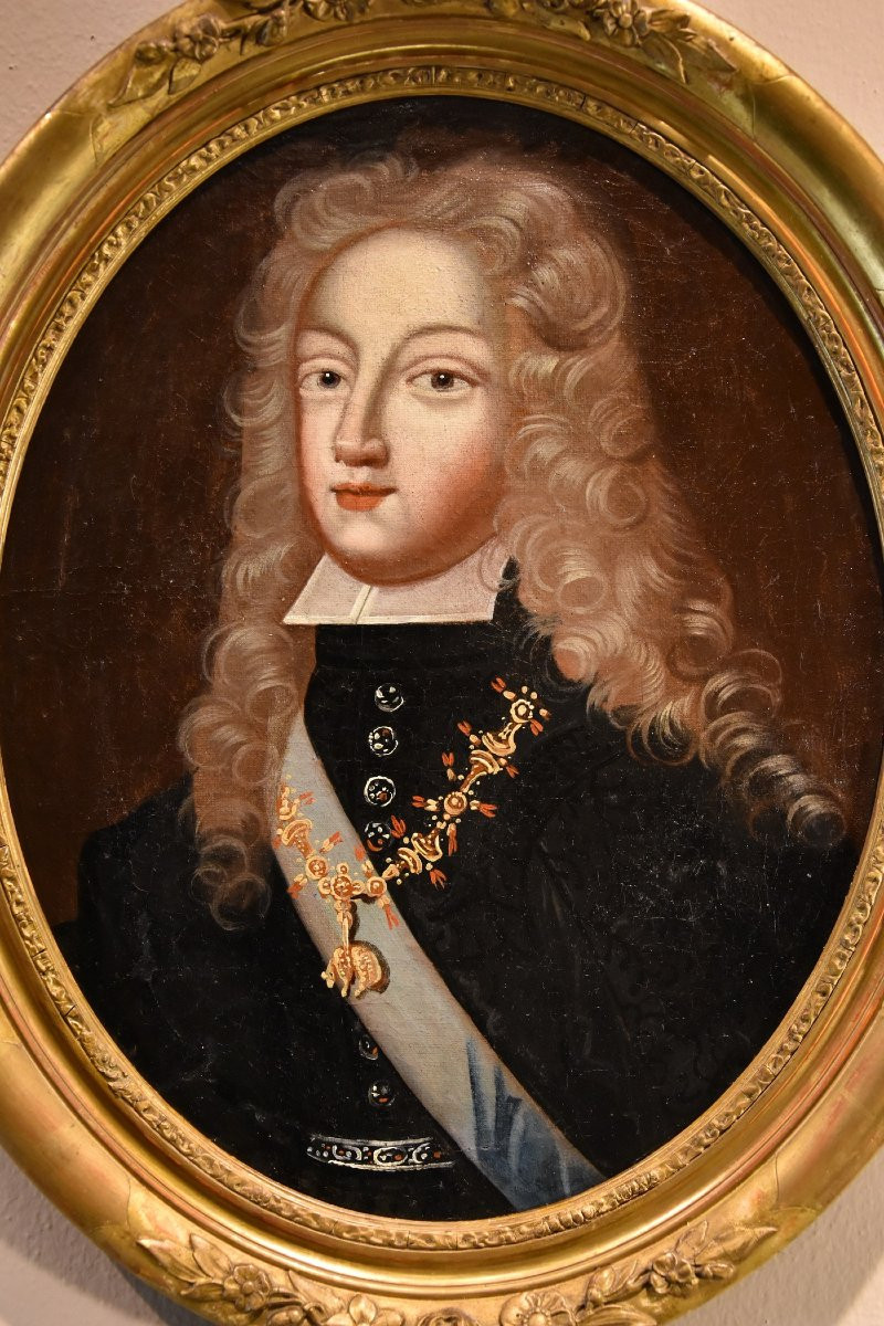 Philip V, King Of Spain And Louise Of Savoy, Circle Of Pierre Gobert (1662 - 1744)-photo-7