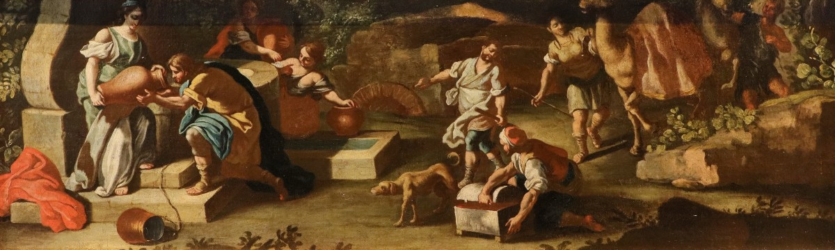 Rebecca At The Well, Francesco De Mura (naples 1696 - Naples 1782) Workshop
