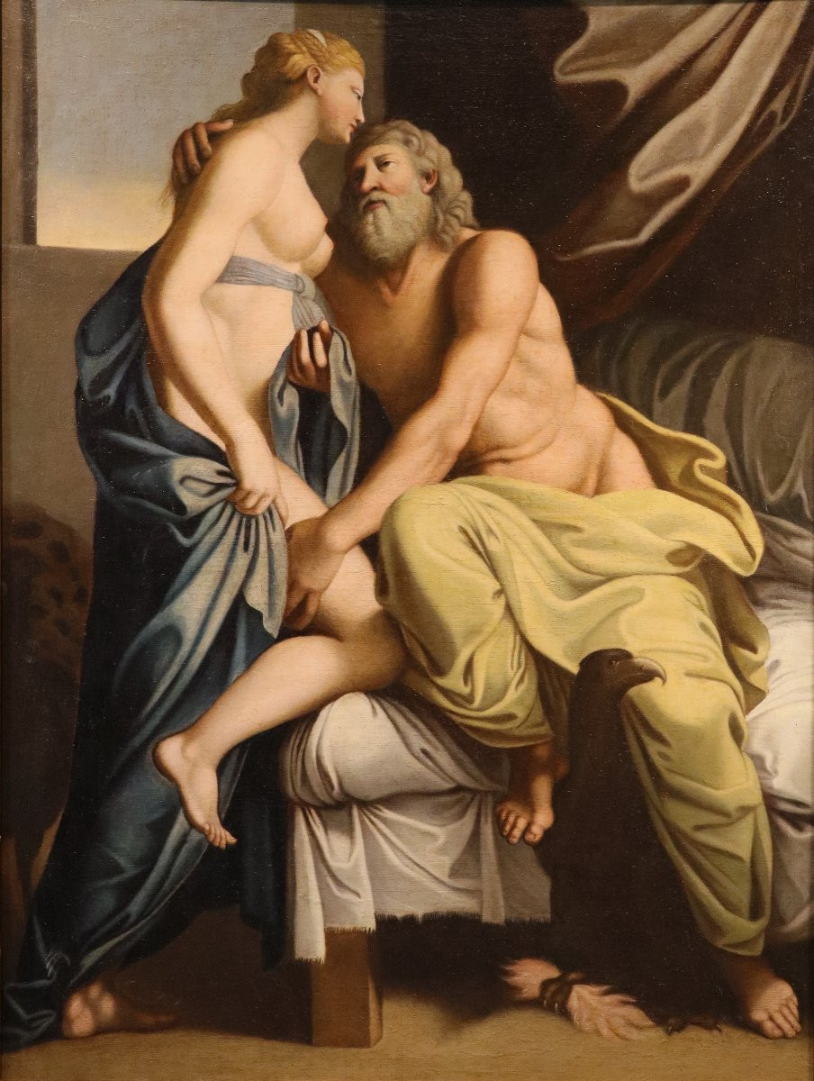 Jupiter et Junon, Annibale Carracci (Bologne, 1560 - Rome, 1609) Cercle de-photo-2