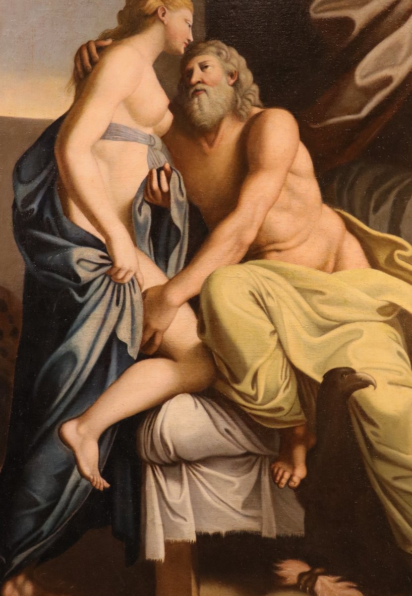 Jupiter et Junon, Annibale Carracci (Bologne, 1560 - Rome, 1609) Cercle de-photo-1
