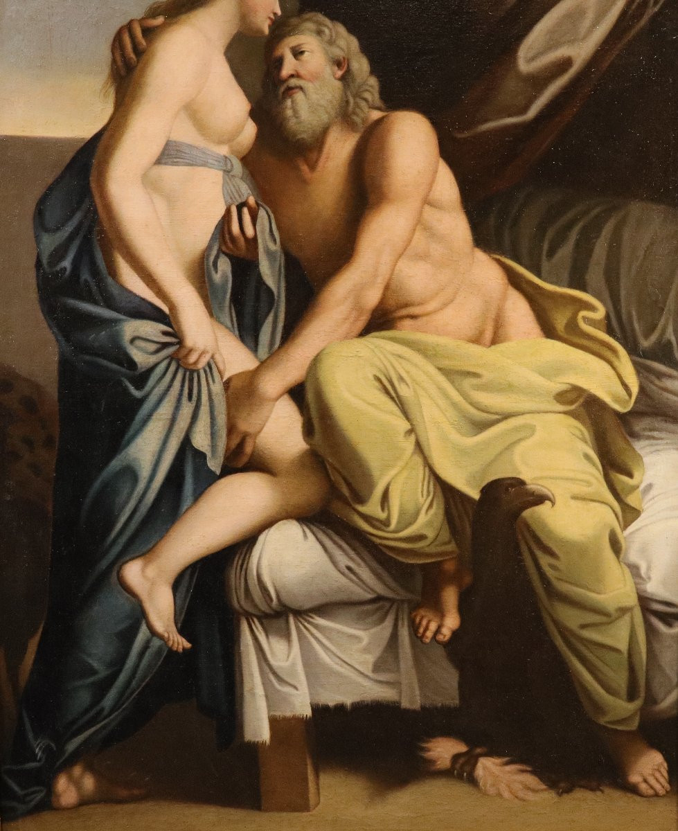 Jupiter et Junon, Annibale Carracci (Bologne, 1560 - Rome, 1609) Cercle de-photo-5