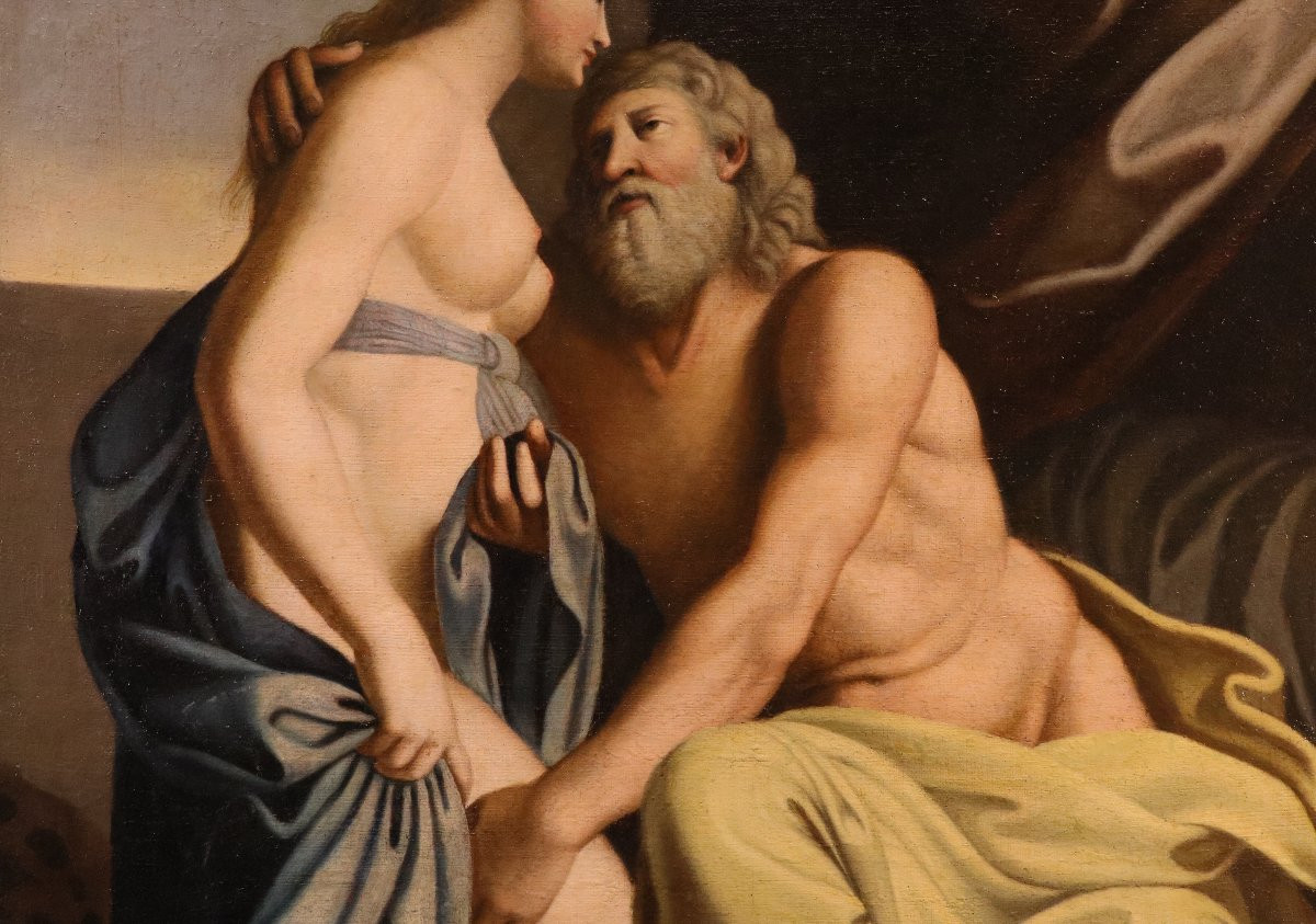 Jupiter et Junon, Annibale Carracci (Bologne, 1560 - Rome, 1609) Cercle de-photo-7