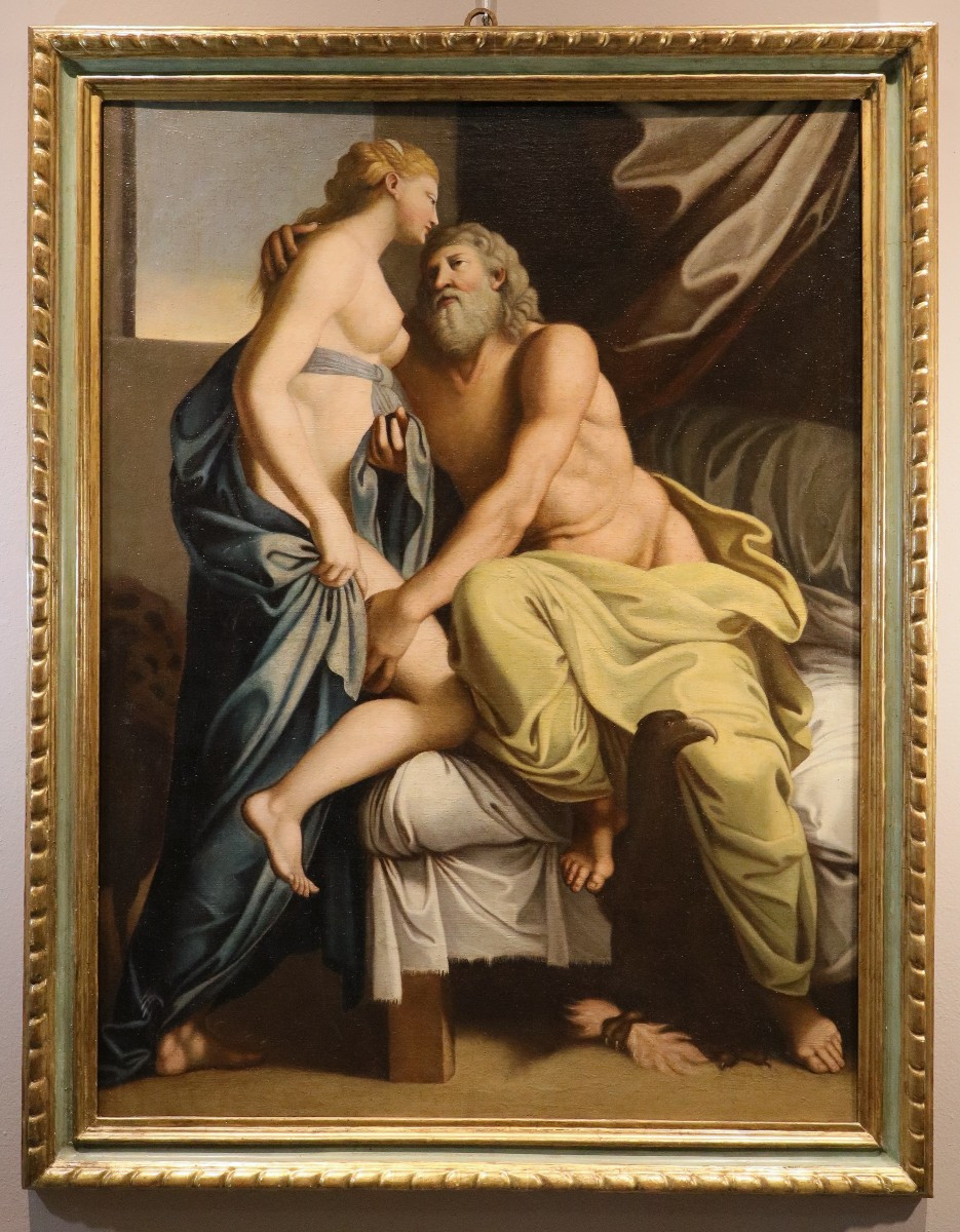 Jupiter et Junon, Annibale Carracci (Bologne, 1560 - Rome, 1609) Cercle de