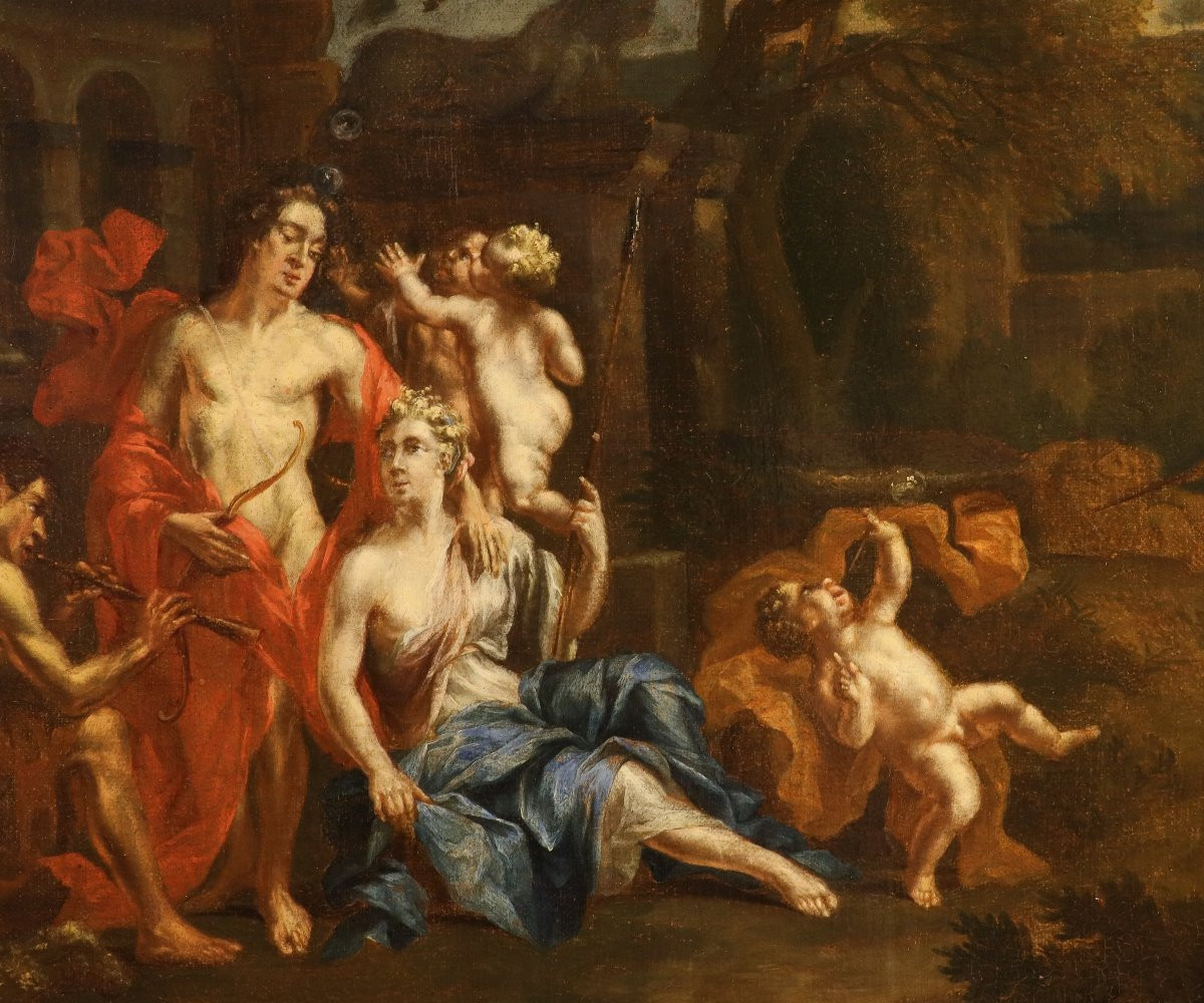 Le mythe d'Apollon et d'Issé, Gérard de Lairesse (Liège 1641 - Amsterdam 1711) atelier-photo-4