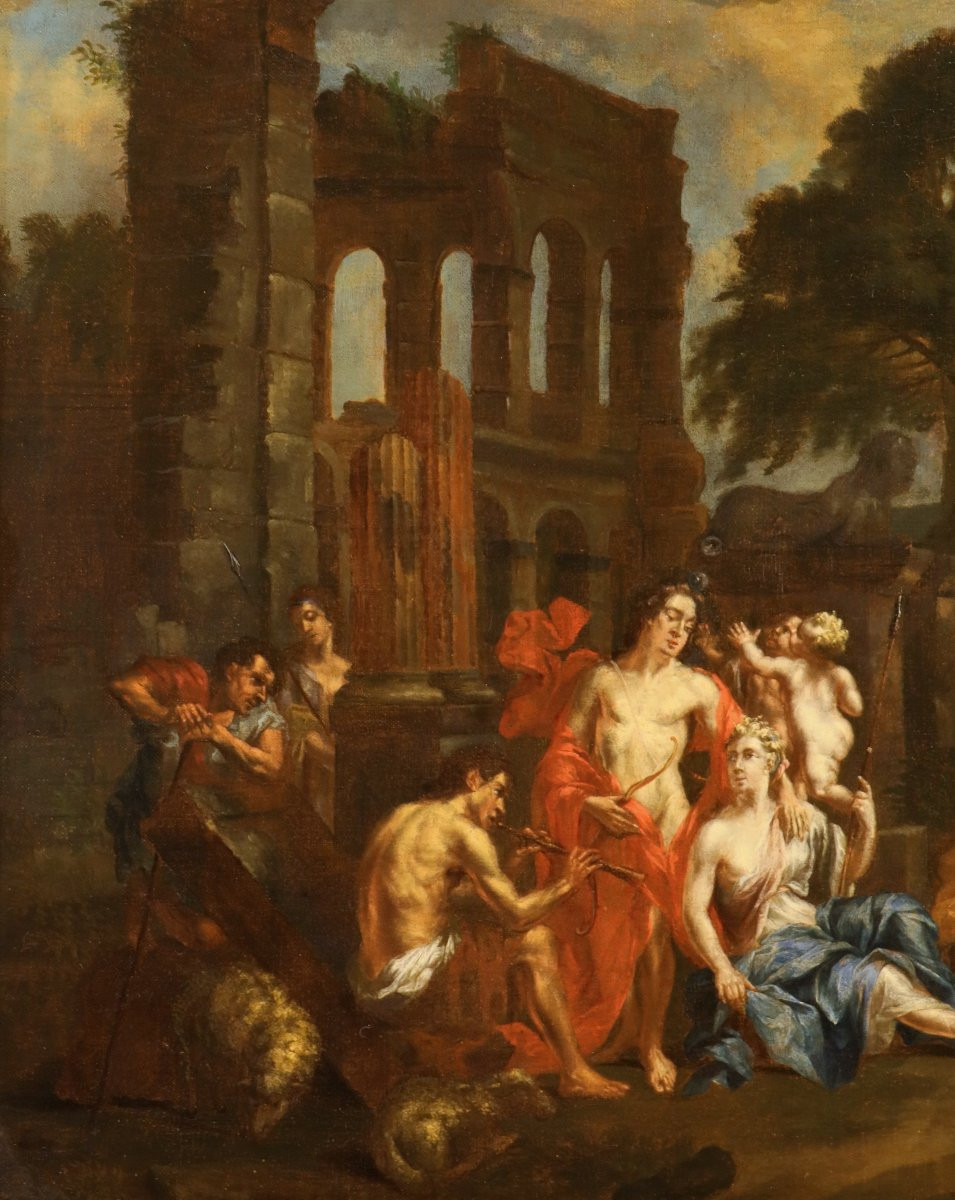Le mythe d'Apollon et d'Issé, Gérard de Lairesse (Liège 1641 - Amsterdam 1711) atelier-photo-1