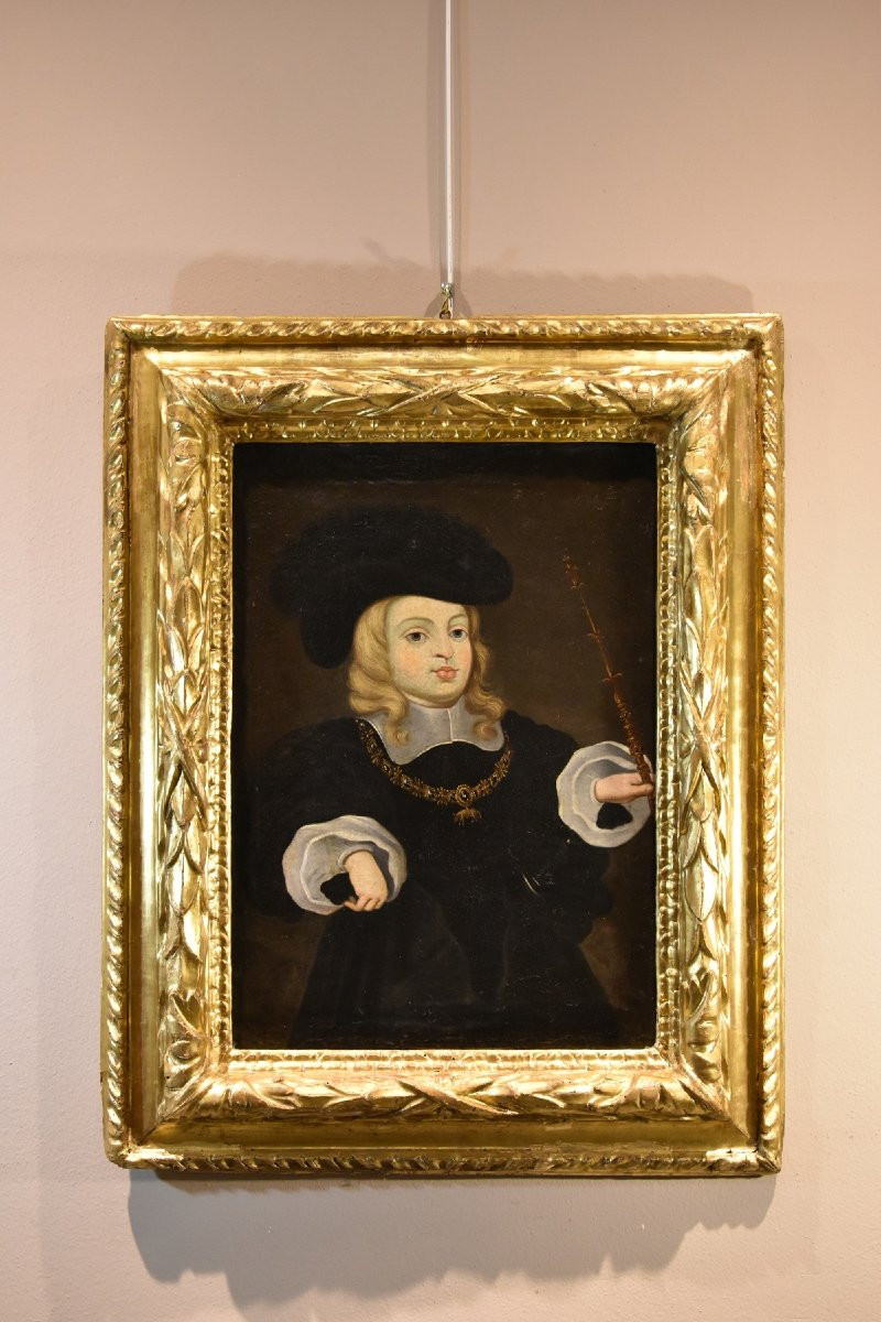 Portrait De Charles II, Roi d'Espagne -  Juan Bautista Martínez Del Mazo (1611 - 1667) -photo-1