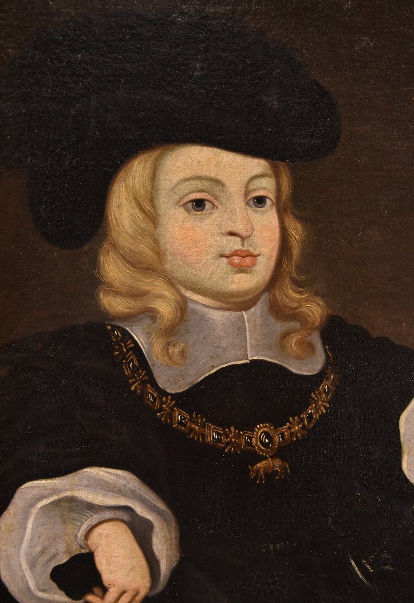 Portrait De Charles II, Roi d'Espagne -  Juan Bautista Martínez Del Mazo (1611 - 1667) -photo-3