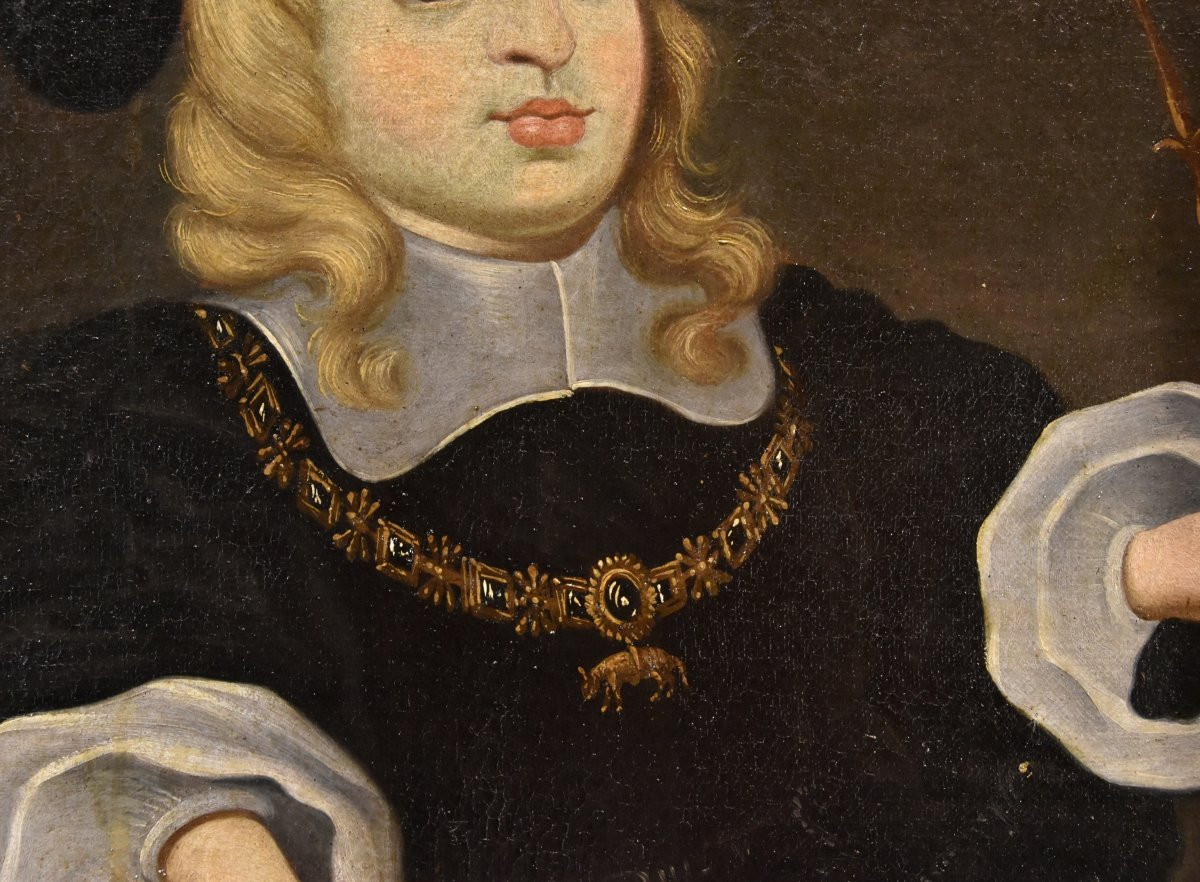 Portrait De Charles II, Roi d'Espagne -  Juan Bautista Martínez Del Mazo (1611 - 1667) -photo-5