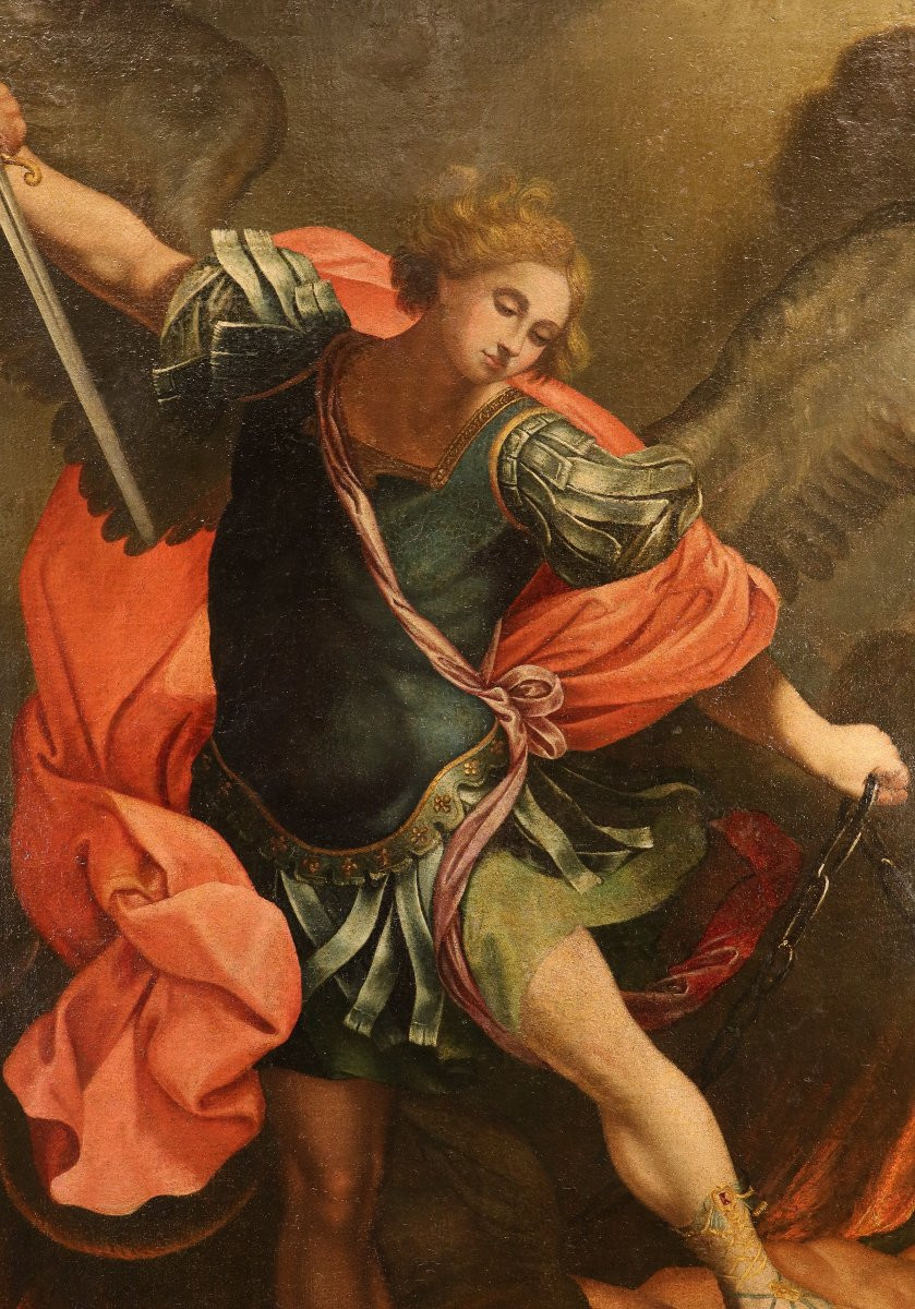 Saint Michael The Archangel Workshop Of Guido Reni (1575–1642)-photo-2