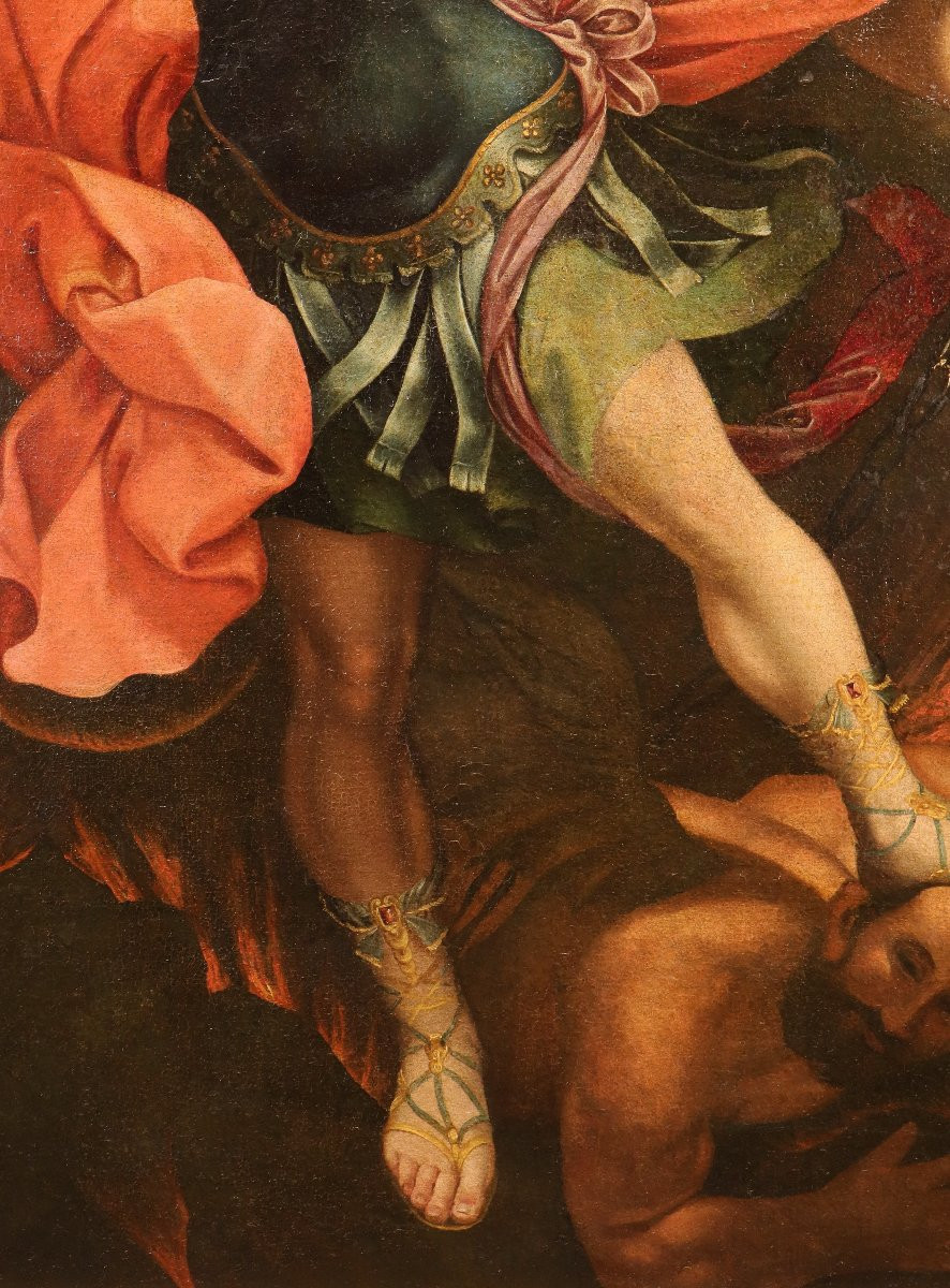 Saint Michael The Archangel Workshop Of Guido Reni (1575–1642)-photo-3