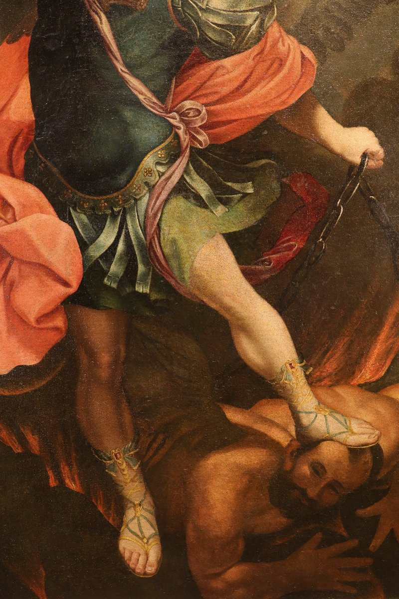 Saint Michael The Archangel Workshop Of Guido Reni (1575–1642)-photo-7