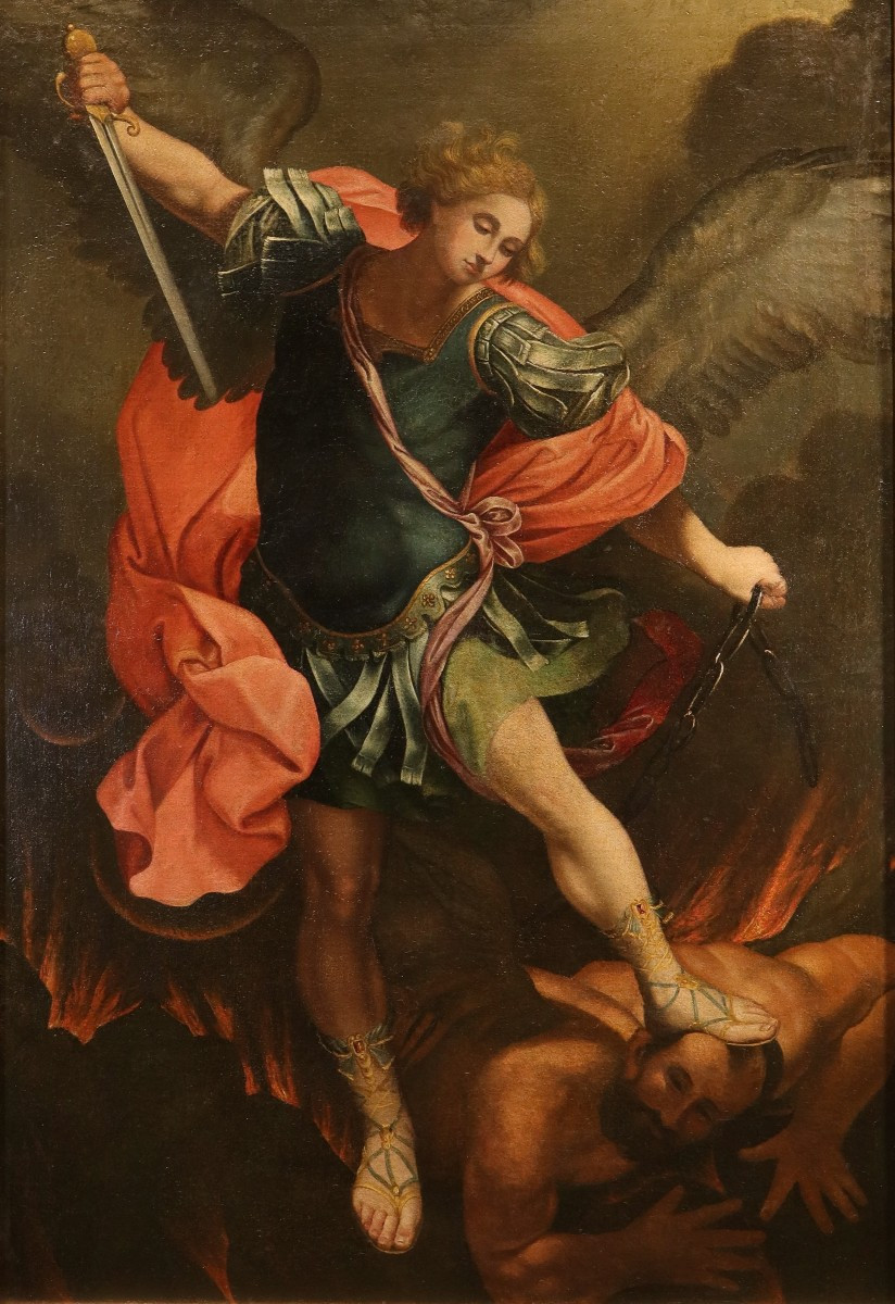 Saint Michael The Archangel Workshop Of Guido Reni (1575–1642)
