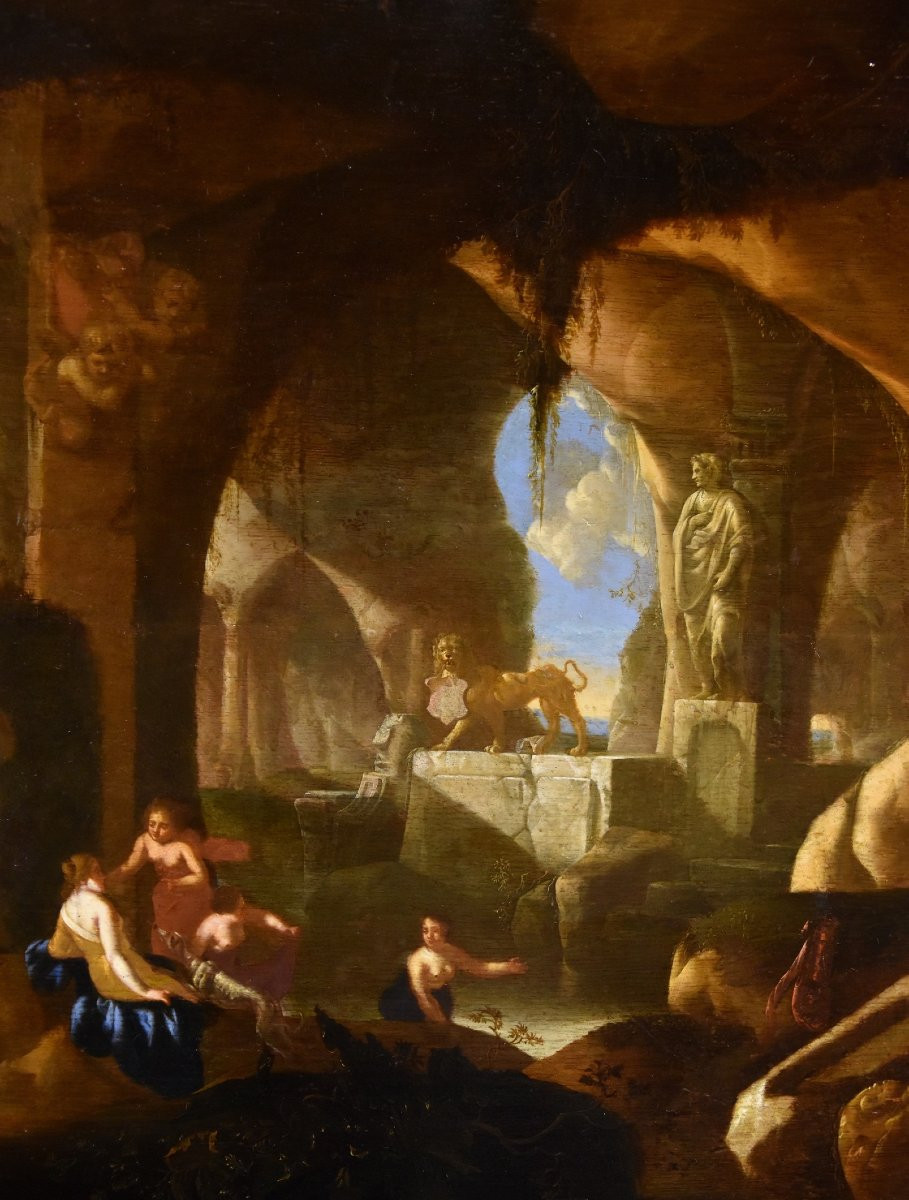 Diana And The Nymphs Bathing, Jacques Muller (utrecht 1630 - 1680) Signed: 'j. Muller'-photo-4