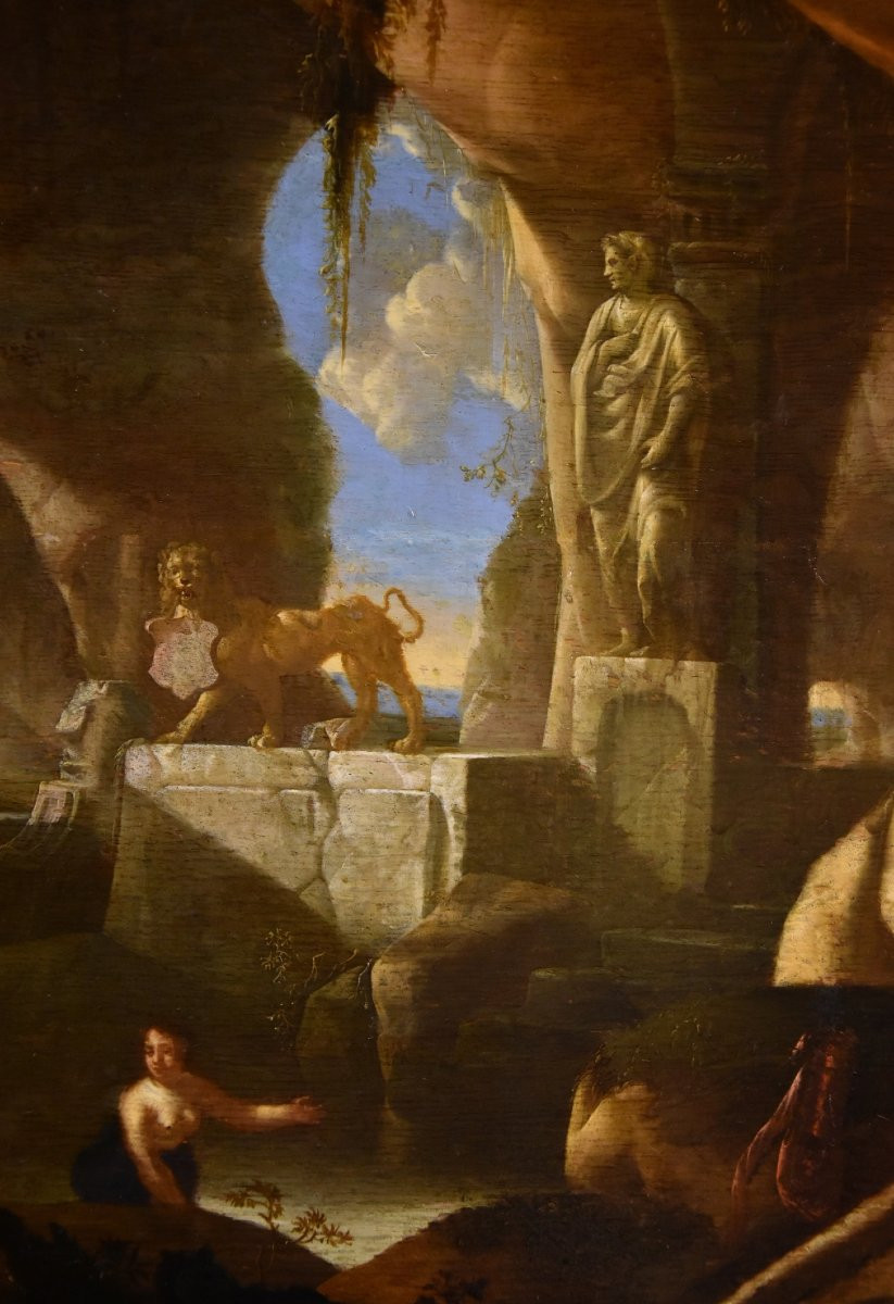 Diana And The Nymphs Bathing, Jacques Muller (utrecht 1630 - 1680) Signed: 'j. Muller'-photo-2