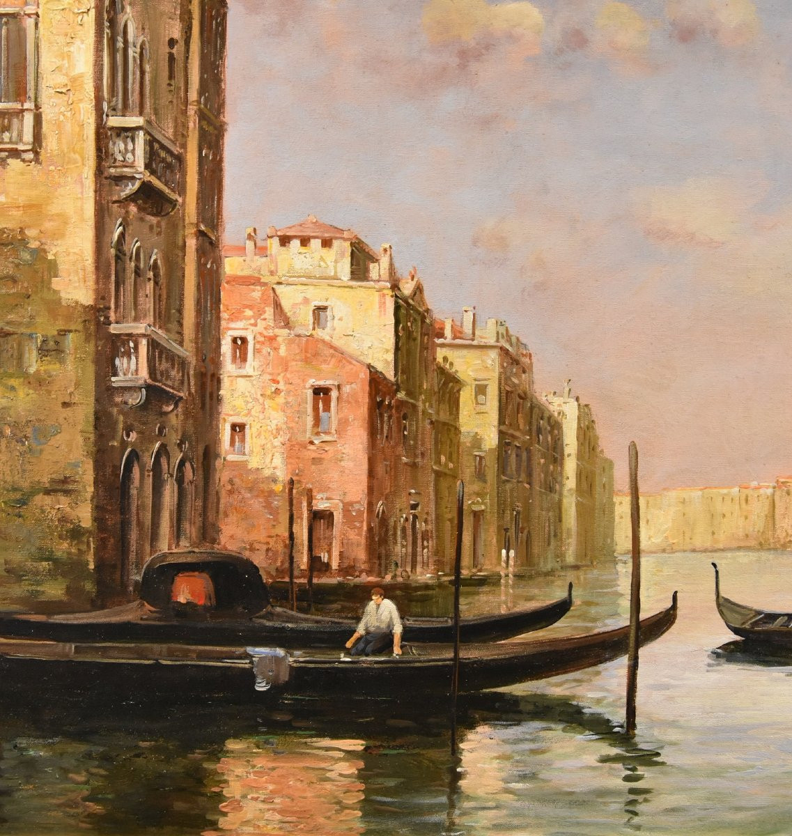 Vue De Venise Avec Le Grand Canal, Antoine Bouvard Dit Marc Aldine (l'isère 1875 - Paris 1957)-photo-4