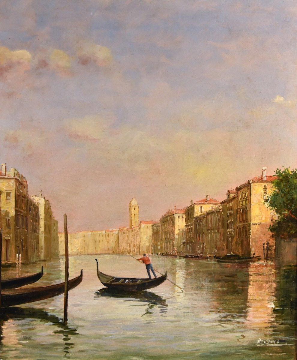 Vue De Venise Avec Le Grand Canal, Antoine Bouvard Dit Marc Aldine (l'isère 1875 - Paris 1957)-photo-1
