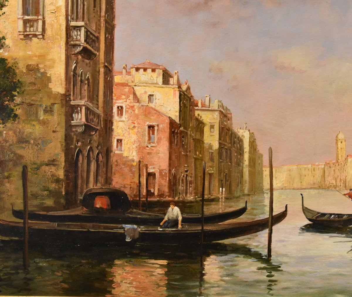 Vue De Venise Avec Le Grand Canal, Antoine Bouvard Dit Marc Aldine (l'isère 1875 - Paris 1957)-photo-2