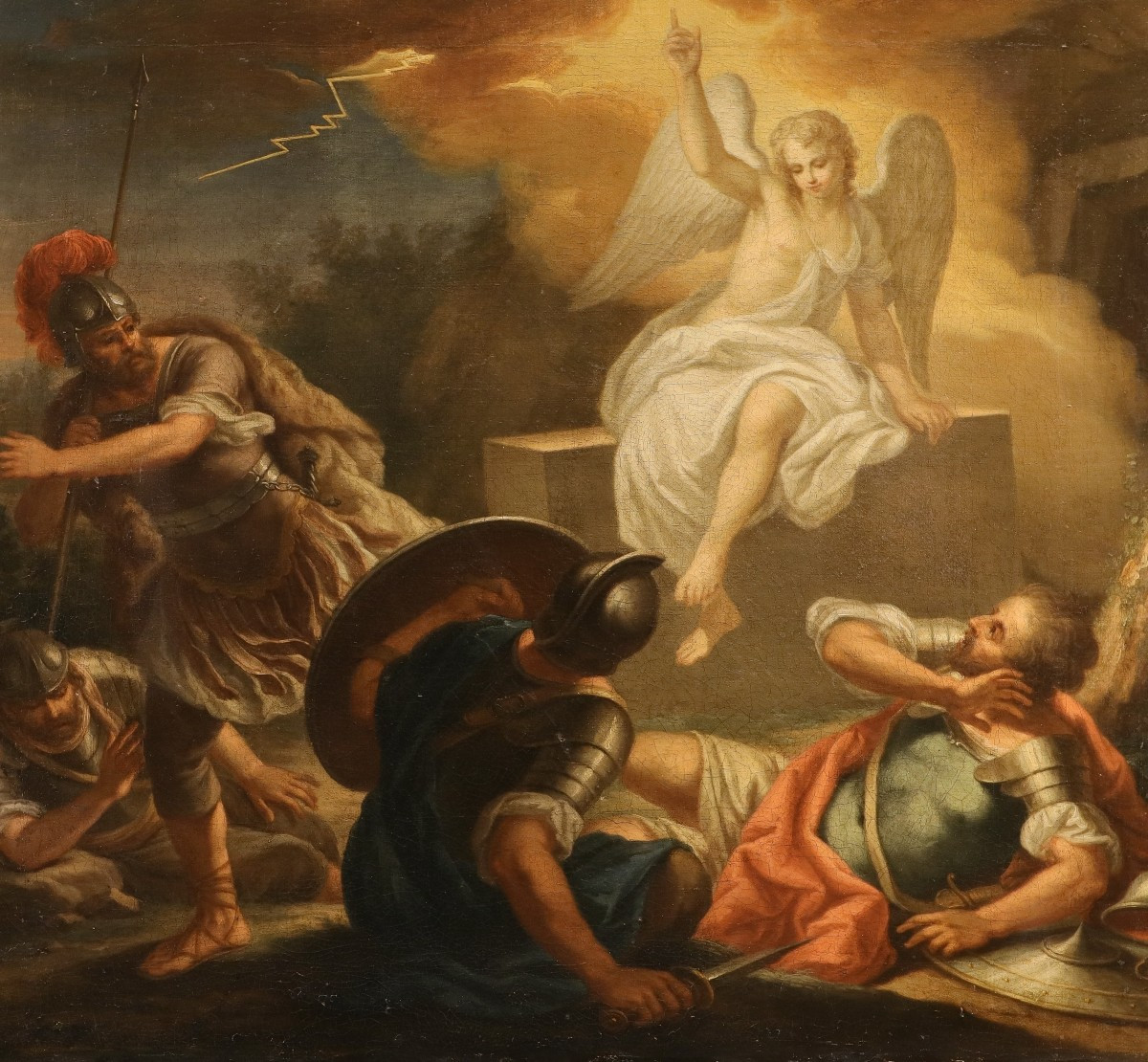 The Angel Of The Resurrection Appears To The Soldiers, Carlo Maratta (camerano 1625 –rome 1713)