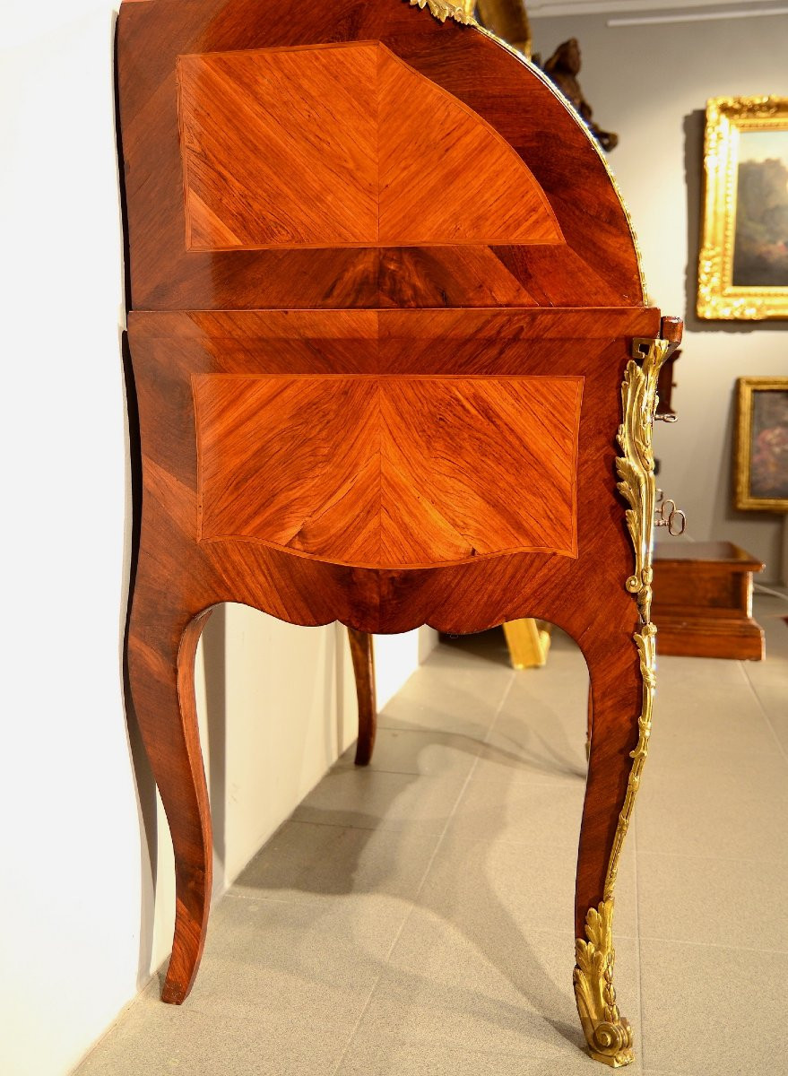 Louis XV Cylinder Sliding Desk - Paris, Circa 1750-photo-4