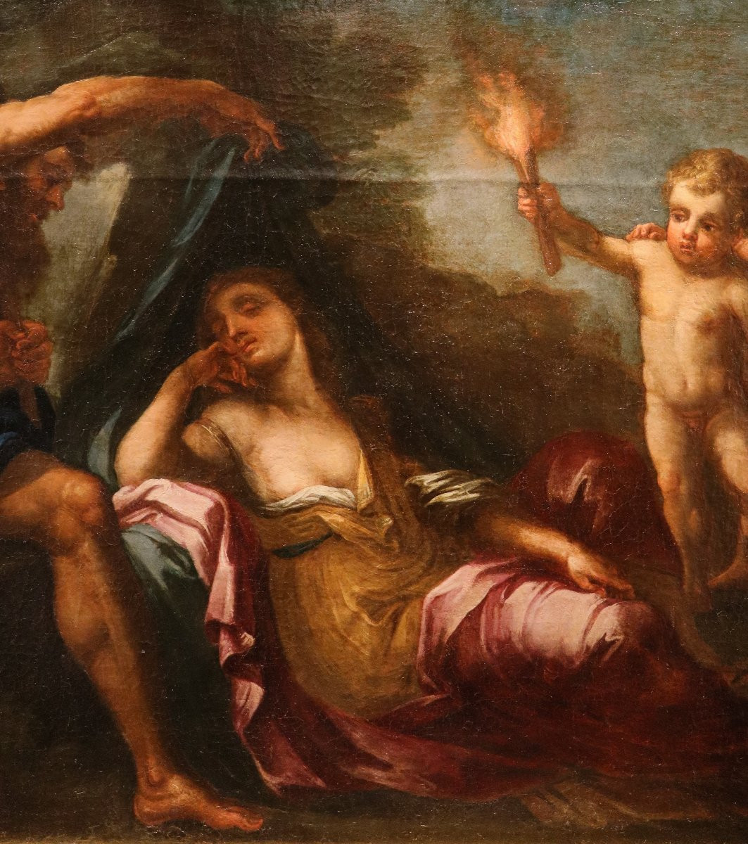 Luigi Garzi (Rome, 1638 - Rome, 1721) Allégorie du Temps dévoilant la Vérité-photo-7