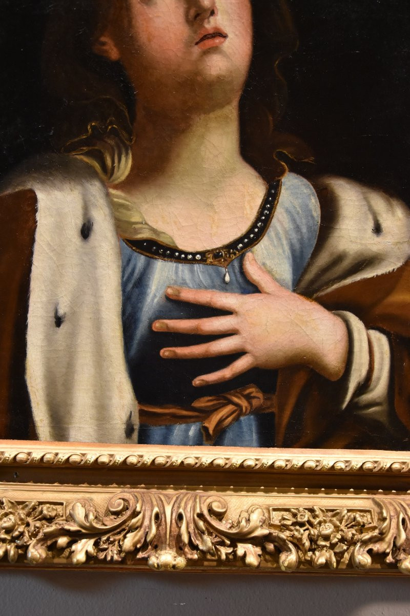 Sainte Catherine d'Alexandrie, Guido Reni (Bologne 1575 - 1642) Atelier De-photo-3