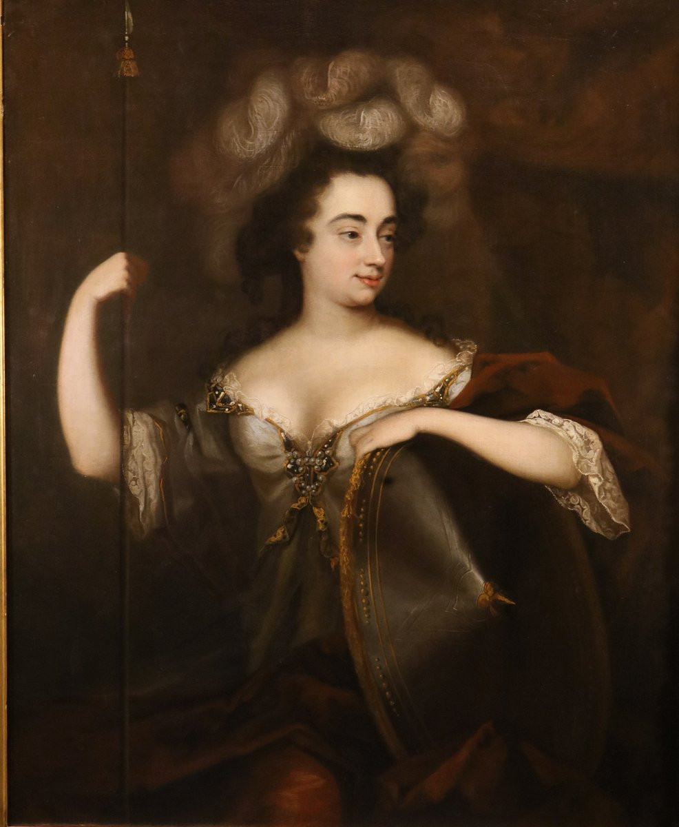 Willem Wissing (1656 – 1687), Portrait de la duchesse de Marlborough en Minerve-photo-2