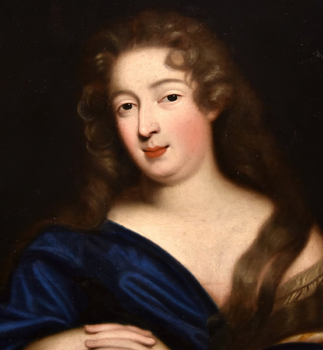 Pierre Mignard (Troyes 1612 - Paris 1695), Portrait De Louise Renée Keroualle-photo-3