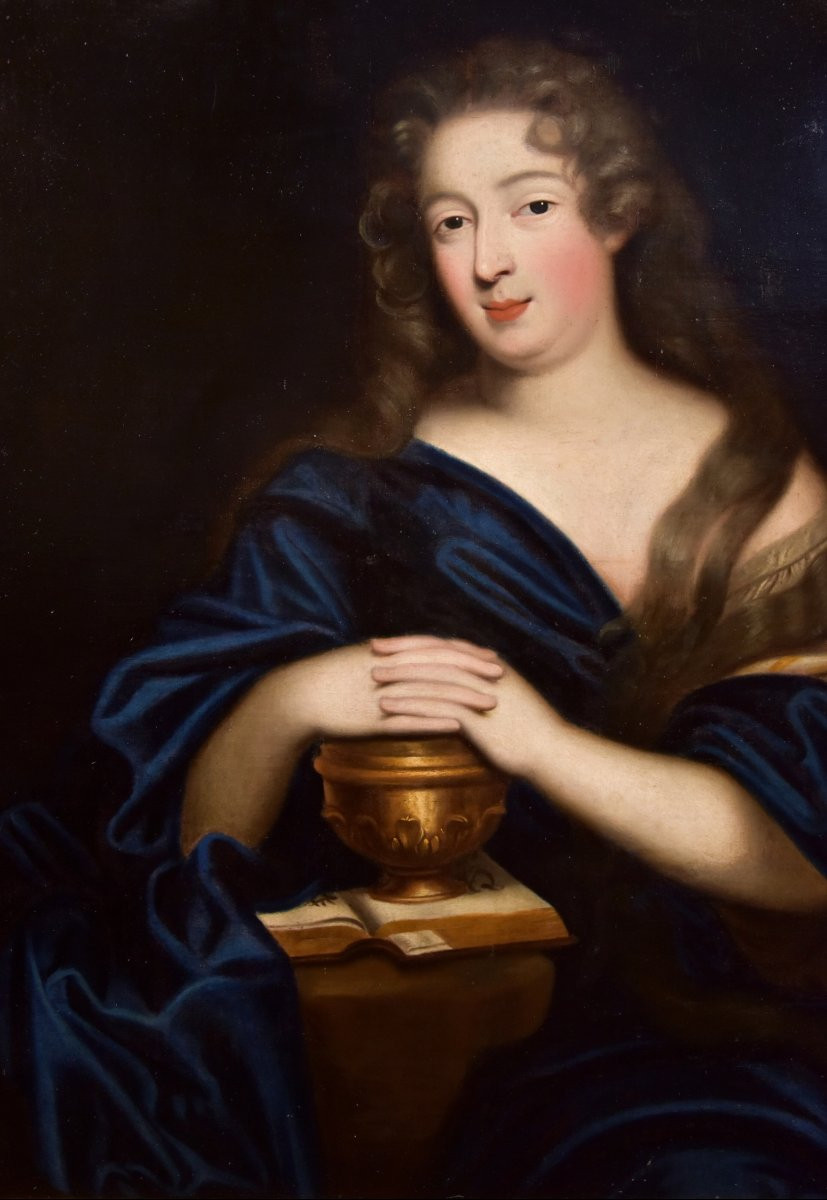 Pierre Mignard (Troyes 1612 - Paris 1695), Portrait De Louise Renée Keroualle-photo-4
