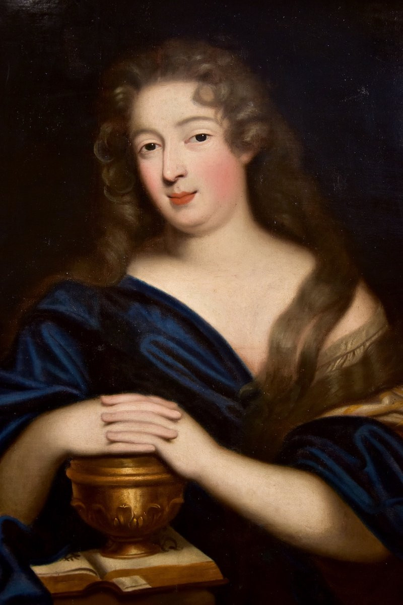 Pierre Mignard (Troyes 1612 - Paris 1695), Portrait De Louise Renée Keroualle-photo-2