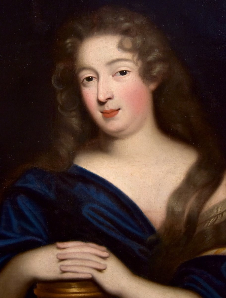 Pierre Mignard (Troyes 1612 - Paris 1695), Portrait De Louise Renée Keroualle-photo-3