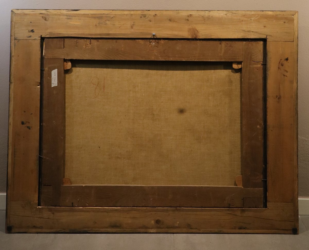 18th-century Flemish Painter, Still Life With Flowers And Fruit, A Cake, A Precious Goblet-photo-8