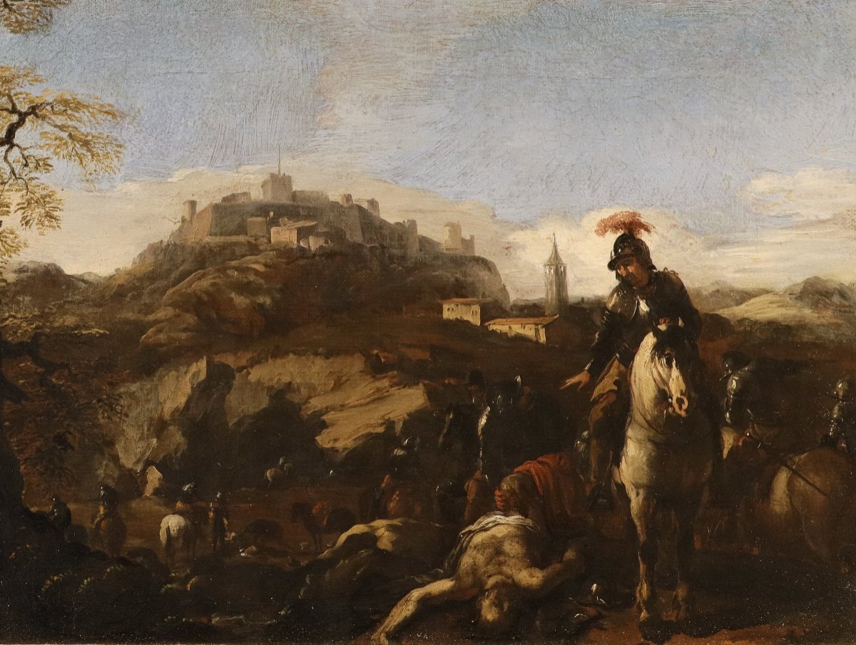 Battle Scene, Michelangelo Cerquozzi (rome 1602–1660) Circle-photo-2