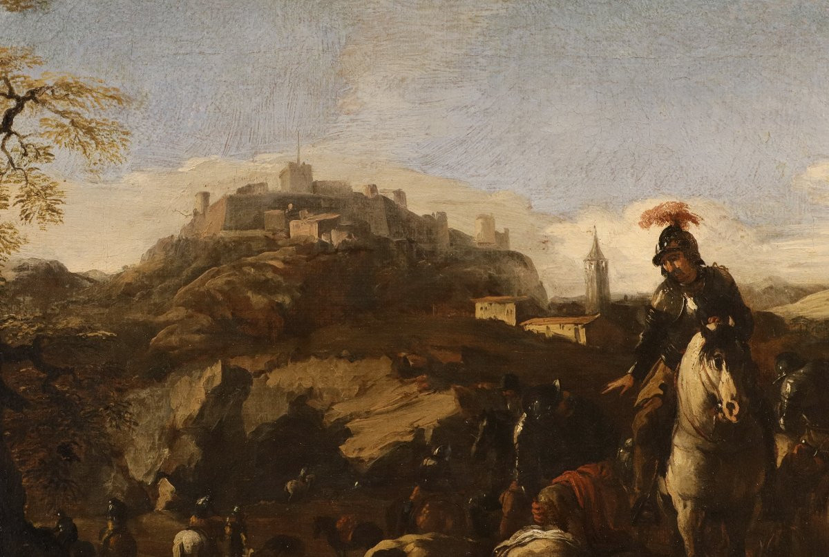 Battle Scene, Michelangelo Cerquozzi (rome 1602–1660) Circle-photo-3