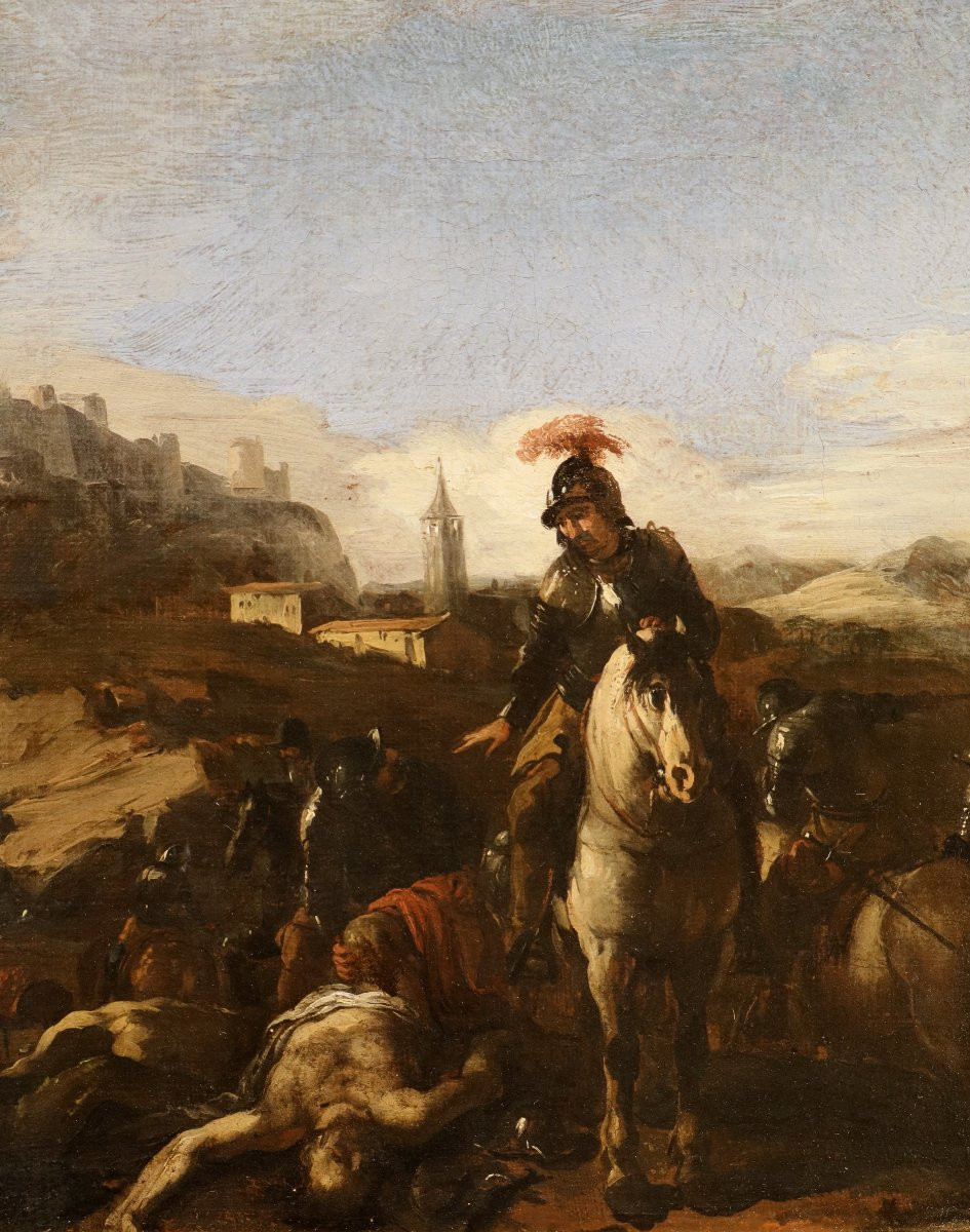 Battle Scene, Michelangelo Cerquozzi (rome 1602–1660) Circle-photo-3