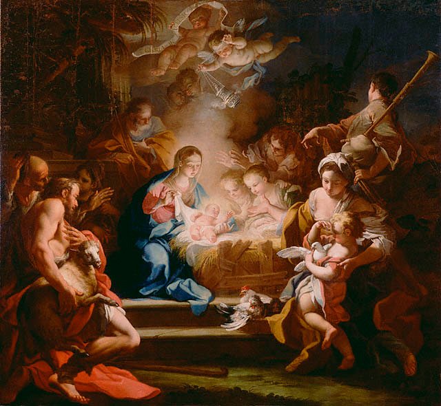 Sebastiano Conca (Naples 1680-1764), Grand Tableau Adoration Des Bergers-photo-8