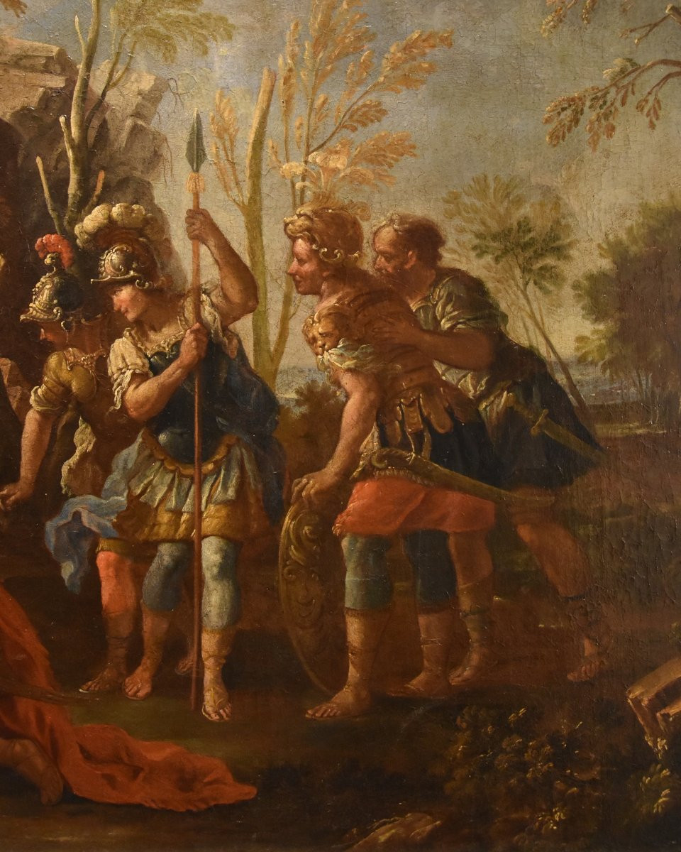 Alexander The Great Shows Mercy To The Persians, Francesco Fontebasso (venice 1709–1769)-photo-4
