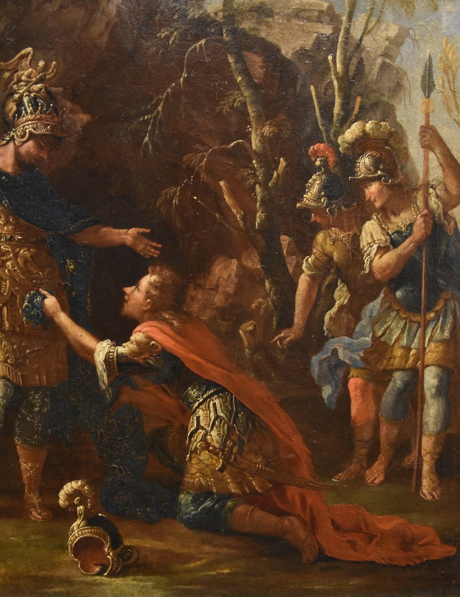 Alexander The Great Shows Mercy To The Persians, Francesco Fontebasso (venice 1709–1769)-photo-1