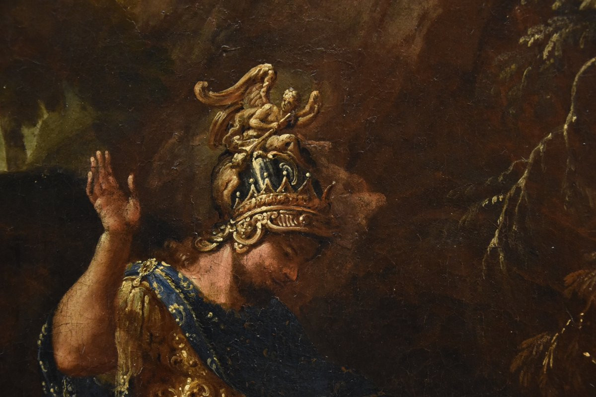 Alexander The Great Shows Mercy To The Persians, Francesco Fontebasso (venice 1709–1769)-photo-4