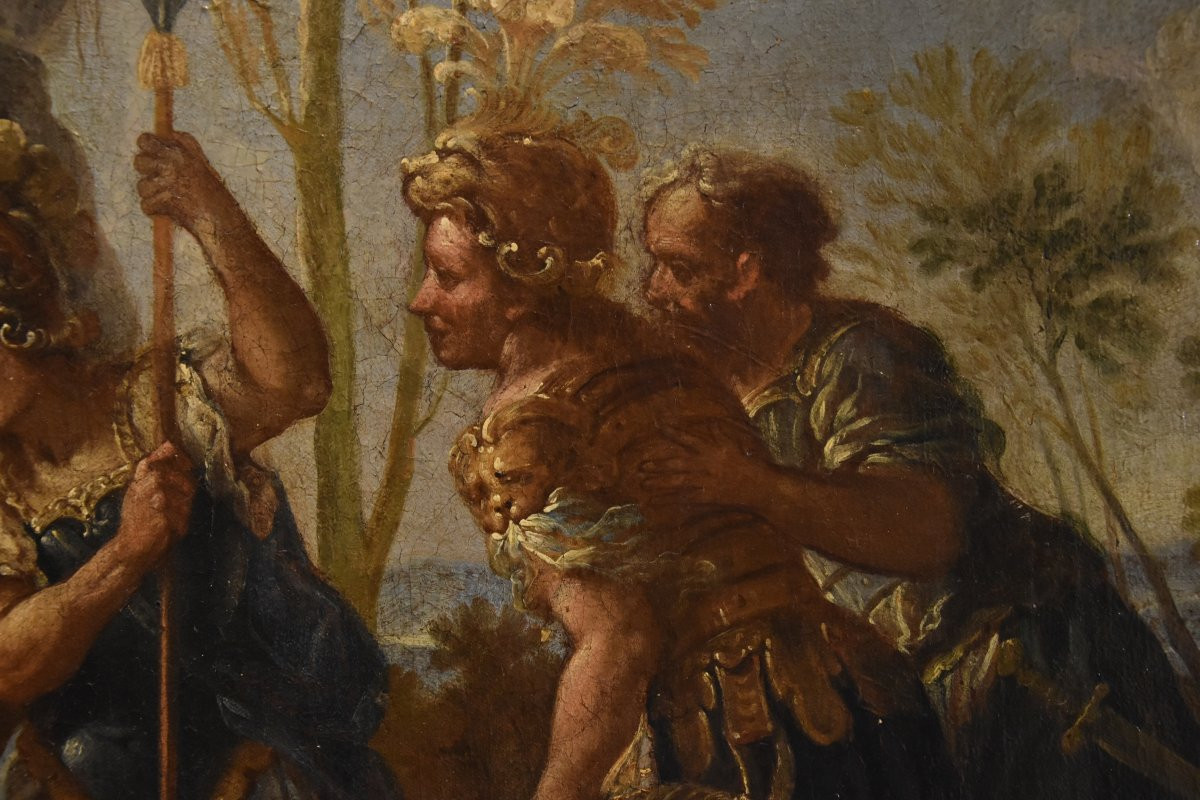 Alexander The Great Shows Mercy To The Persians, Francesco Fontebasso (venice 1709–1769)-photo-5